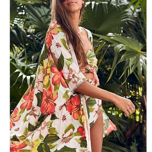 Sunfere FLOWER PRINTED SWIMSUIT with pareo - Picture 6 of 11